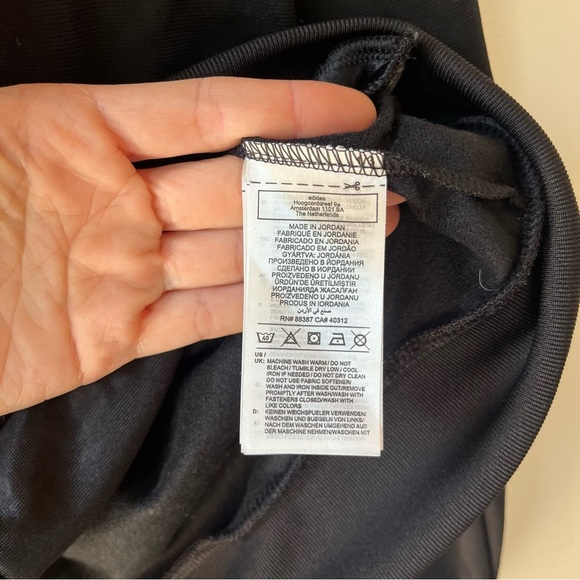 Adidas Women’s 2XL Black Primegreen 3-Stripes Track Jacket Zip Up NWT Athleisure - Picture 7 of 9